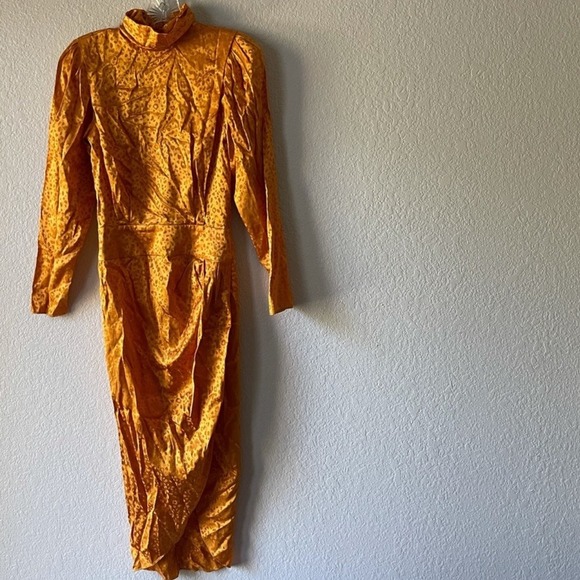 NWT RONNY KOBO‎ Kaira Dress in Marigold XS - Picture 5 of 8